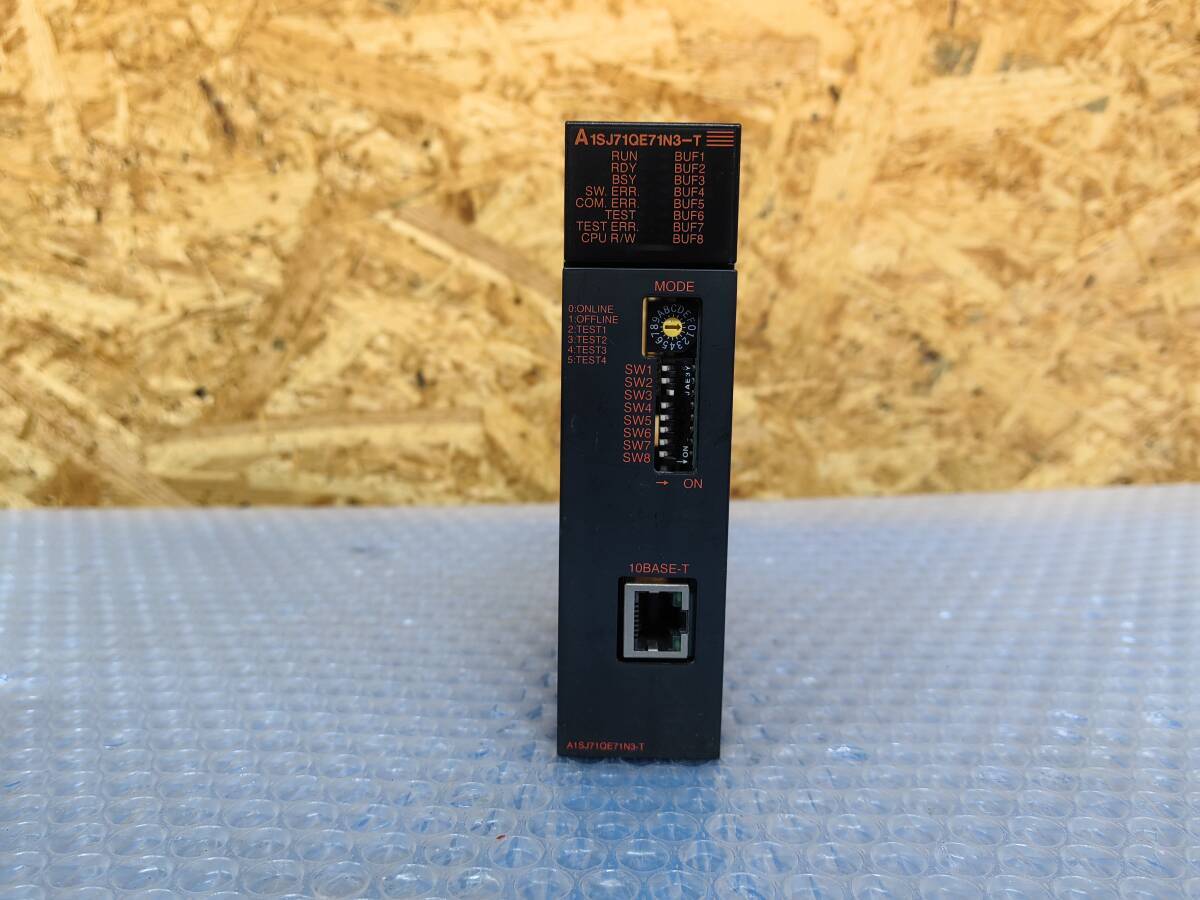 MITSUBISHI A1SJ71QE71N3-T MELSEC-A Ethernet Interface Unit MITSUBISHI A1SJ71QE71N3-T MELSEC-A Ethernet Interface Unit