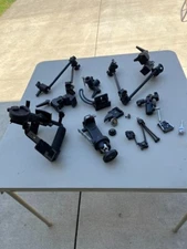 Lot of Manfrotto and Justrite Professional Tripod Accessories