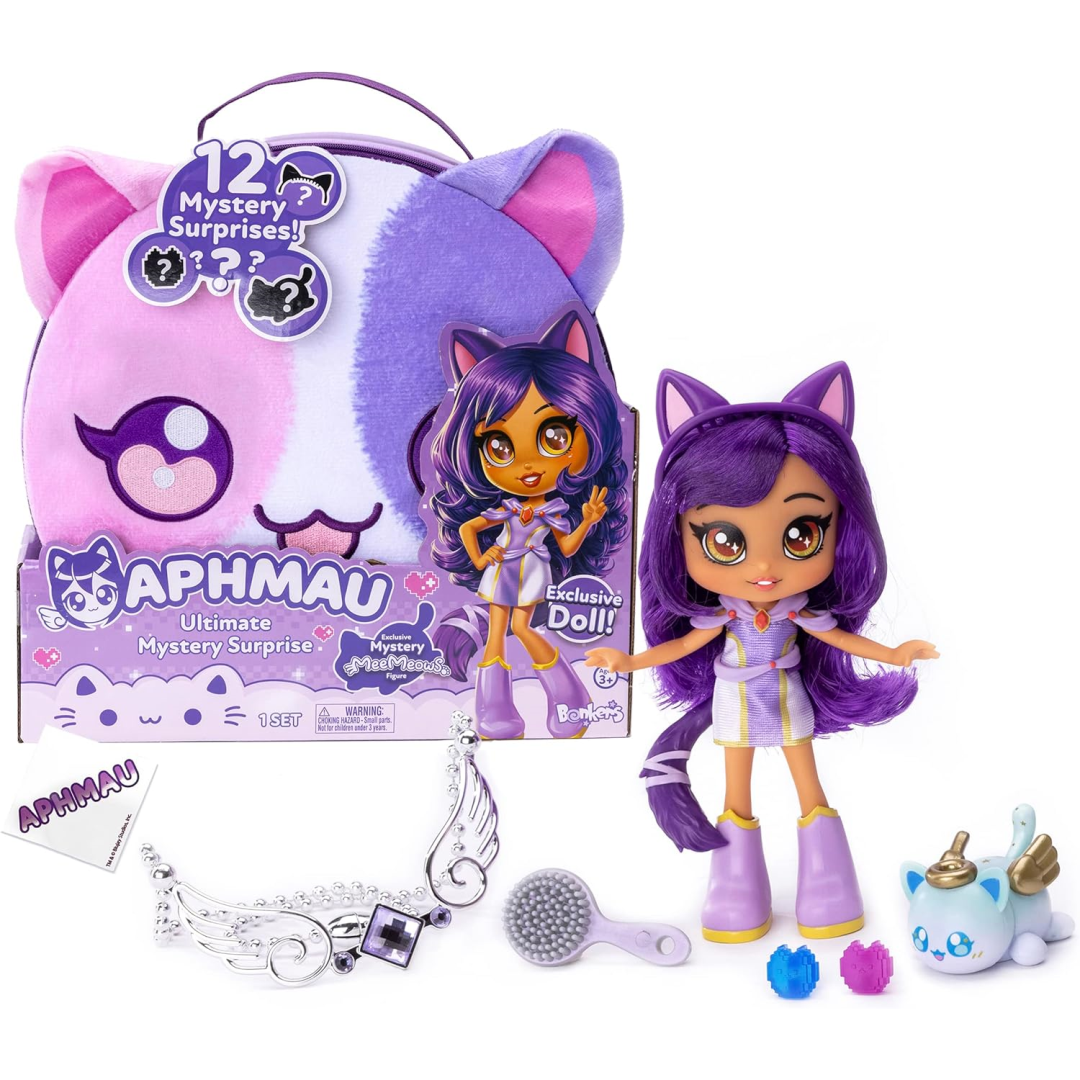 mewmeowページ Aphmau MeeMeows Silver Dragon Cat Mystery 11-inch Gemstone