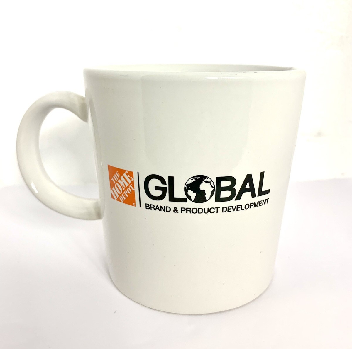 Home Depot Mug Cup Logo White Orange Interior Build Improvement Coffee Tea Mug