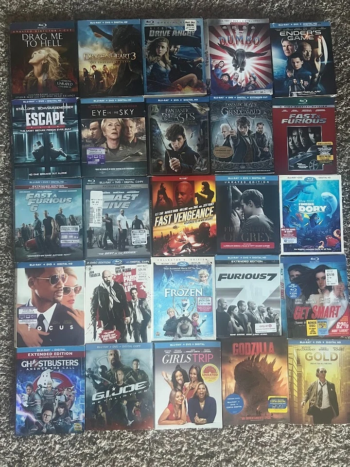 Blu-ray Slipcovers Only - NO MOVIES/ DISCS/ Free Shipping Covered! $3.50 Each! - Image 4 of 4