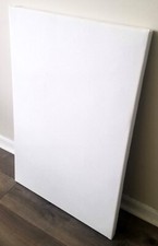 3 Sound Absorbing Acoustic Wall Panels in White - SET of 3