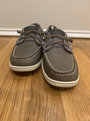 Sperry Rosefish Textured Slip-On Lace Boat Shoe 7 - Picture 7 of 12