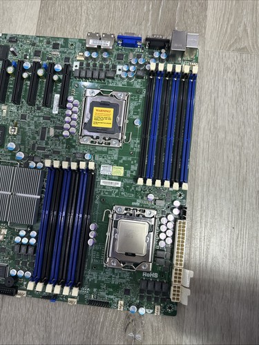 SUPERMICRO X8DTE-F 2x LGA1366 12x DDR3 PCIe SATA eATX + Intel XEON E5620 - Bild 4 von 5