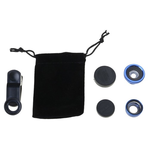 3 In 1 Phone Camera Lens Universal Clip On Lens Wide Angle Macro Fish Eye Lens - 第 21/22 張圖片