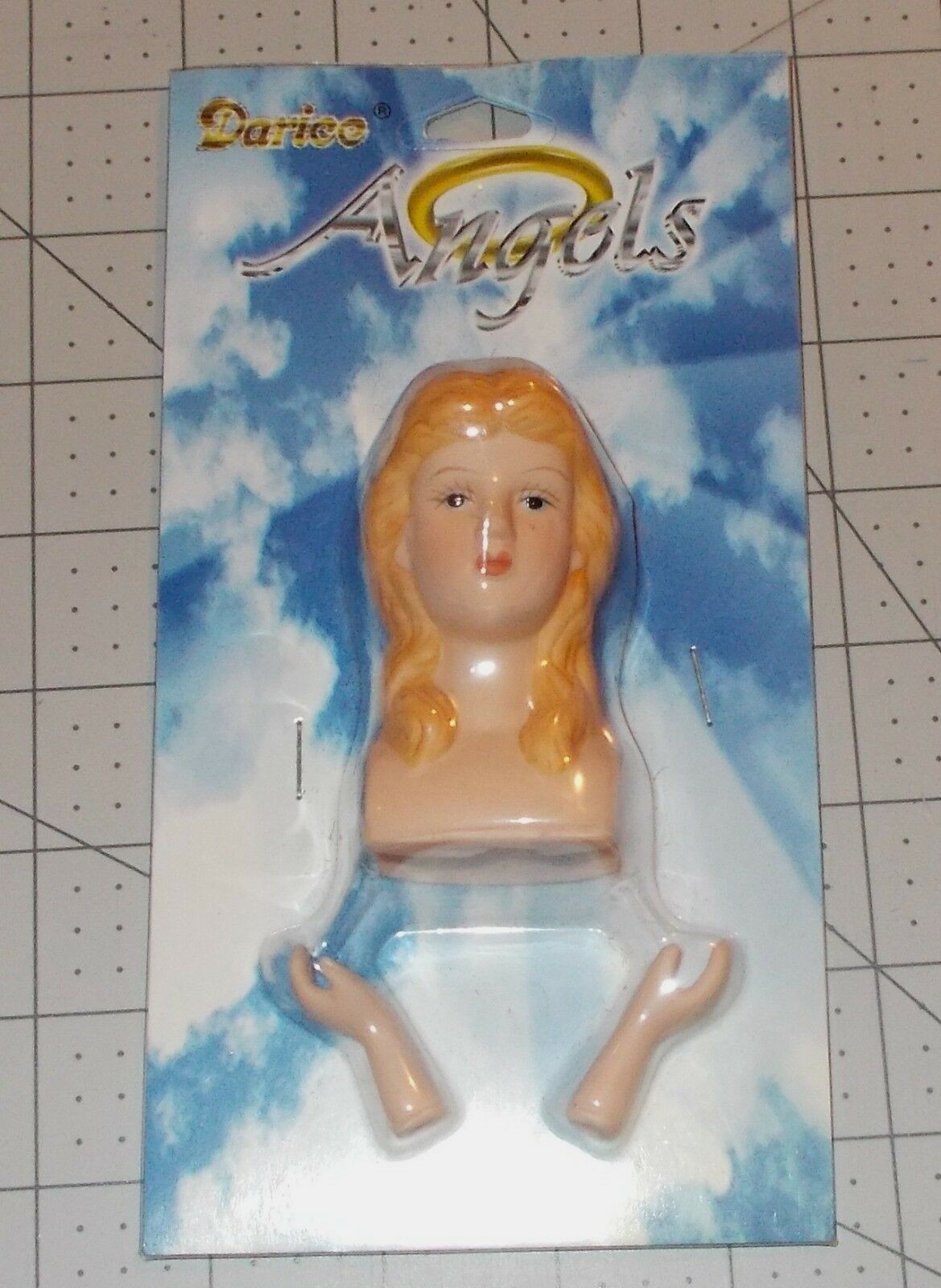 porcelain doll head and hands set