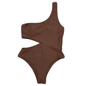 cupshe one shoulder one piece