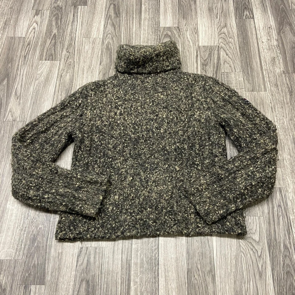 DKNY Turtleneck Pullover Beige Wool Blend Knit Sweater Women's Size XS - Image 4 of 4