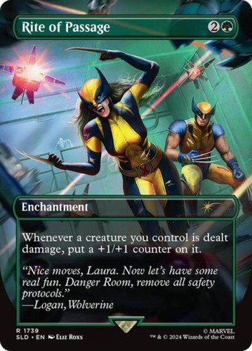 MTG マーベル SL Wolverine Rainbow-Foil Wolverine, Best There Is (Rainbow Foil) - Secret Lair Drop Series