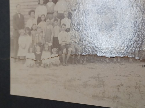 Vintage Early 1900s B&W Photo of Possible School Coweta Fayette Co. Georgia - Picture 12 of 13