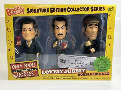 Only Fools And Horses Bobble Buddies 7 Zoll Signiert Von Sir David Jason Box Set