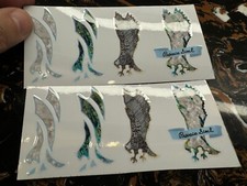 Adesivi decalcomanie 2 pezzi PRS chitarra basso paletta Vinly UV RIALZATO