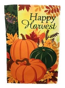 Happy Harvest Garden Flag Double Sided 12 X 18 Ebay