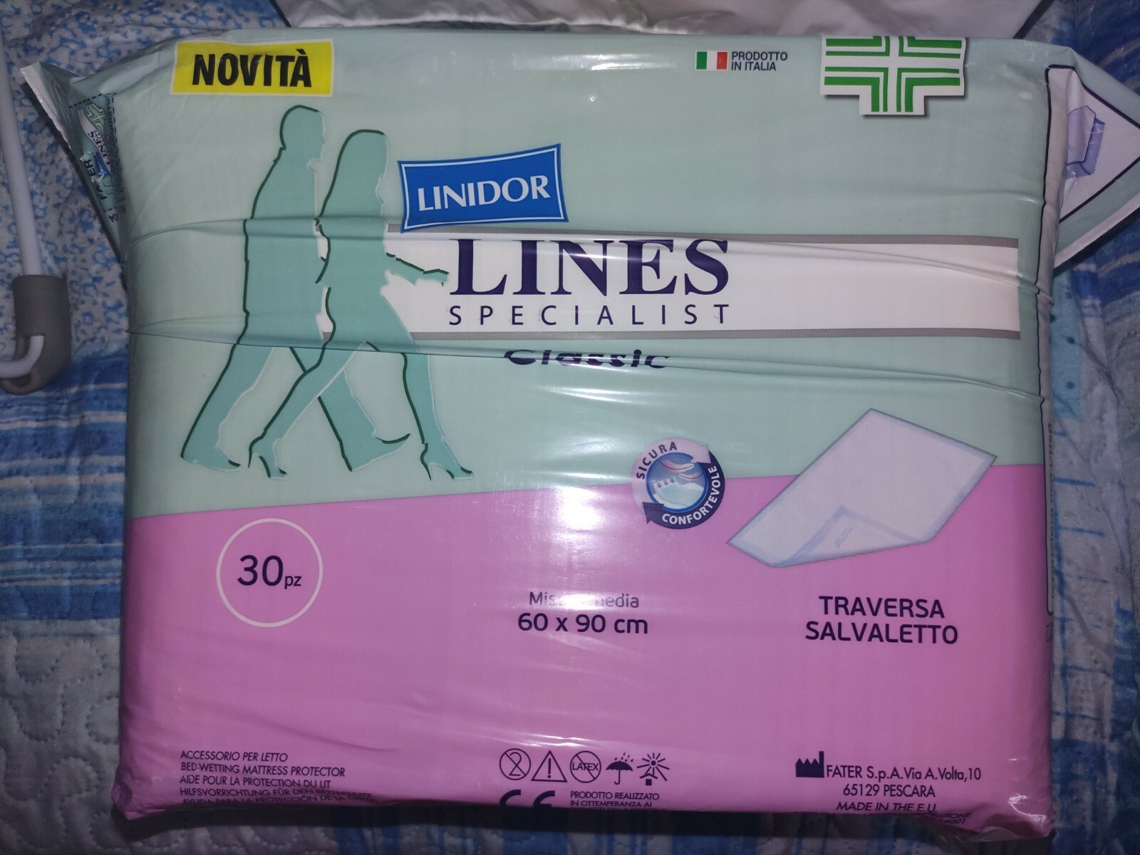 LINES SPECIALIST CLASSIC Traverse Salvaletto 60X90 cm Incontinenza 30 pz TagliaM