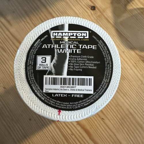 Hampton Adams As Seen on Shark Tank 3Pack White Athletic Sports Tape V... eBay