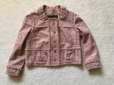 Louis Vuitton New Womens Jacket Linen Salmon Pink Eu 40 Made In France
