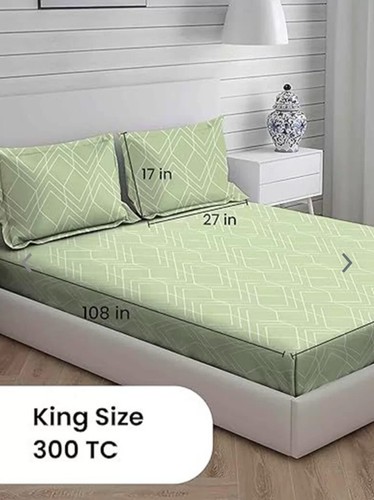 Bamboo Bedsheet Set King Size | Soft Cooling 300 Thread Count with 2 Pillow Case - Picture 18 of 41