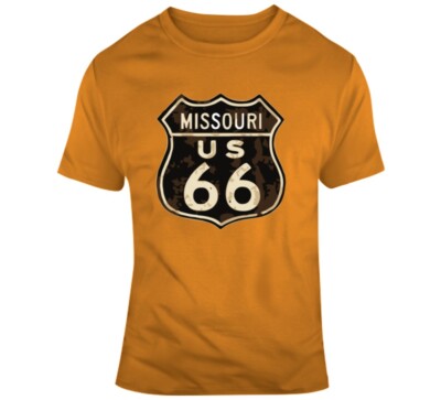 Rusted Missouri Route 66 Road Sign T Shirt