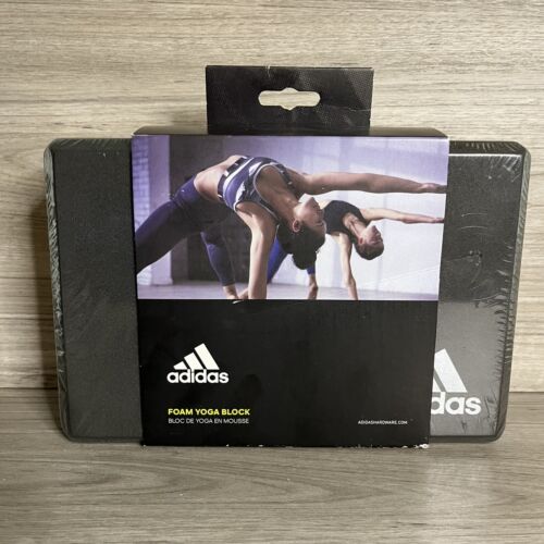 Adidas Foam Yoga Block EVA Pilates Mattone Stretch Posa Aiuto Resistente all&#039;Umidità NUOVO