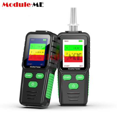 Tragbarer digitaler LCD Atemtest Alkoholtester Analysator Detektor