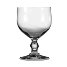 Anchor Hocking Hoffmann House 16 oz Clear Glass Footed Water Goblet - 2 Doz