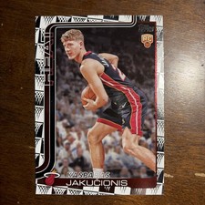 2025-26 Topps #220 Kasparas Jakucionis Season Tip Off Rookie RC Miami Heat