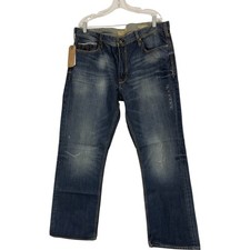 Pantalones de mezclilla Guess 1981 Desmond para hombre talla 40 azul algodón lavado cráneo nuevos con etiquetas