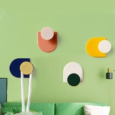 4pcs Wall Mounted Towel Hooks Removable Coat Hooks Adhesive Wall Hooks  Bathroom