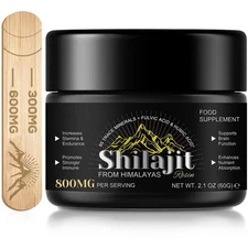 Shilajit Pure Himalayan Resin - 85+ Trace Minerals, Fulvic Acid, Energy, Immune