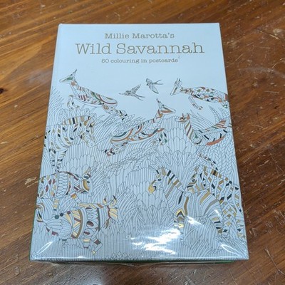 Millie Marotta's Wild Savannah (Postcard Box) 50 Postcards by Millie Marotta