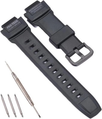 Resin Strap Replacement for Casio Protrek PRG270 Men's Watch Band Waterproof Spo
