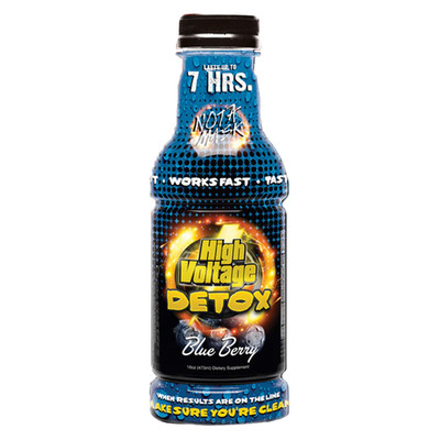 High Voltage Detox Drink 16oz Blue Berry Flavor