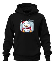HO NOPE niedlicher Weihnachts Pinguin Cartoon Kawaii süß lustig Unisex Hoodie Ka