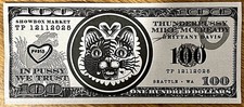 PEARL JAM MIKE MCCREADY THUNDERPUSSY BRITTANY DAVIS CONCERT 100 DOLLAR SHOW BILL
