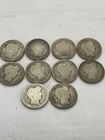 Barber Dimes Lot Of 10