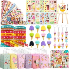 Ice Cream Party Favors Themed Birthday Decorations Sweet Summer Icecream Supplie