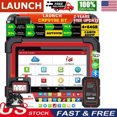 LAUNCH X431 CRP919E BT V + Bidirectional OBD2 Scanner Auto Car Diagnostic Tool*^
