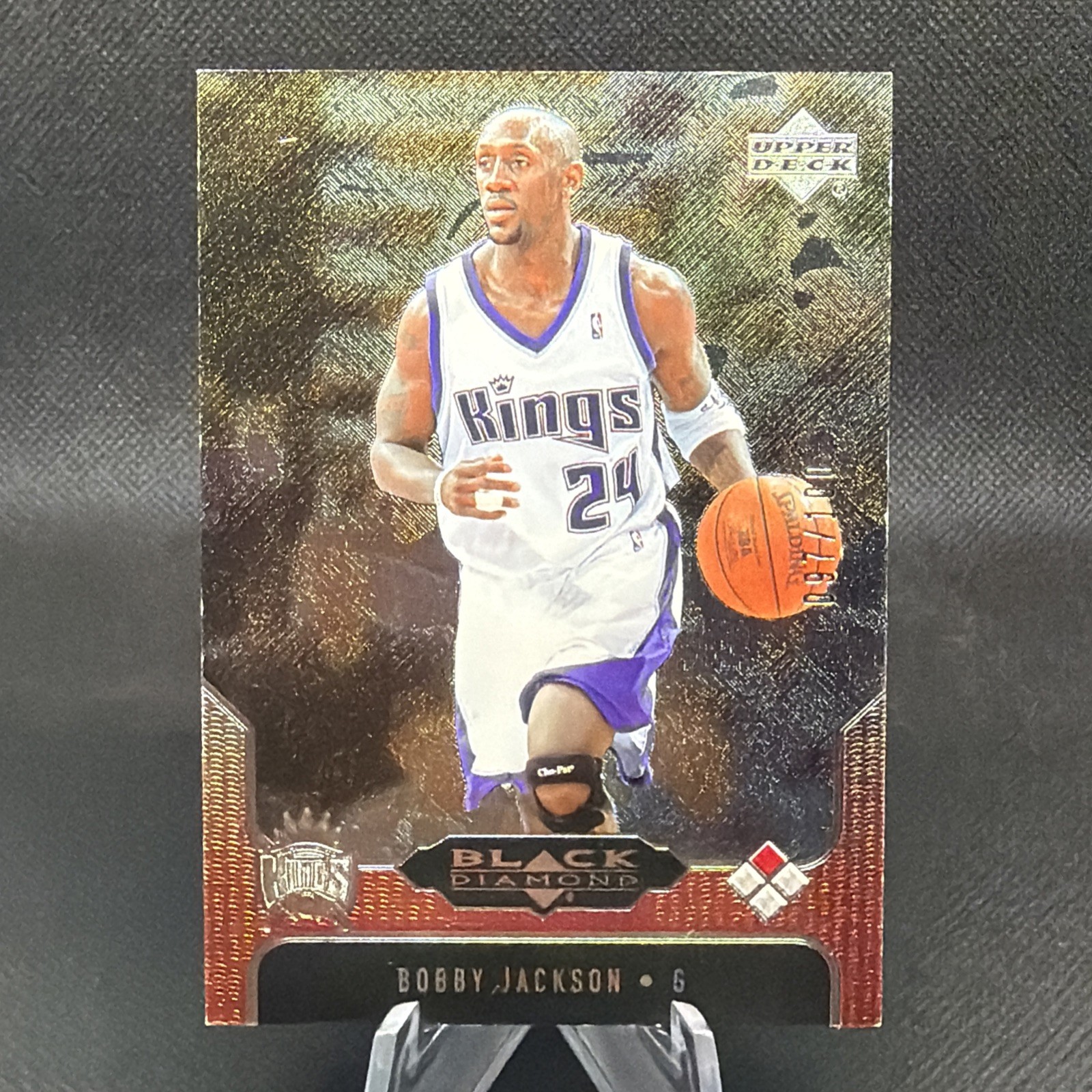 + 2004-05 Upper Deck Black Diamond - Bobby Jackson #71 Red Diamond /100 Kings 