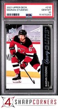 2021 UPPER DECK #210 MARIAN STUDENIC RC YOUNG GUNS PSA 10