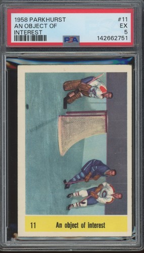 An Object of [Interest] #11 1958 Parkhurst card
