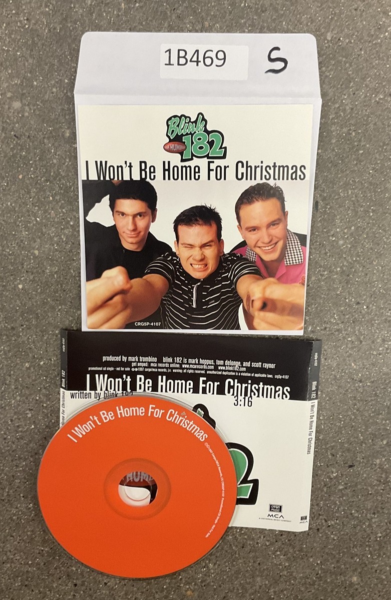 I Won't Be Home For Christmas by Blink-182 (CD, SINGLE ) No Case