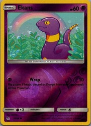 Ekans 25/68 Hidden Fates Reverse Holo Common