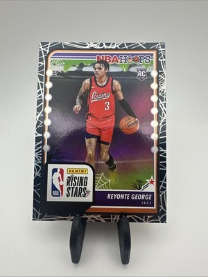 Keyonte George 2023-24 Panini Haunted Hoops Holo Webs RC SP #283 