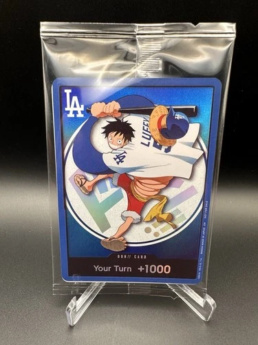 2026 SEALED Dodgers x One Piece Promo Card Monkey D Luffy DODGERS LUFFY DON
