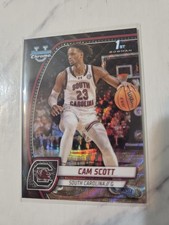 2024-25 Bowman University Chrome Cam Scott Black Wave South Carolina #13