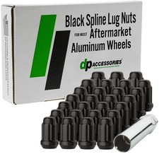 Black Lug Nuts for 2021-2025 Ford Bronco with Aftermarket Wheels