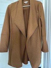 New! Women’s Skies Are Blue Chunky Ribbed Long Blazer Jacket Coat XS