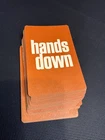 Vtg 1964 Hands Down Board Game by Ideal Toy Slam-O-Matic Replacement 43 Cards