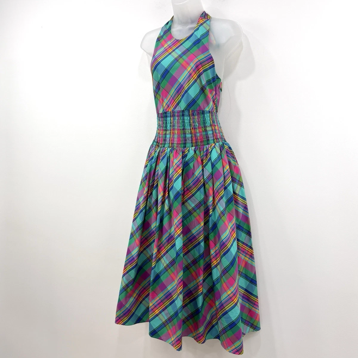 Halter Plaid Dresses for Women | eBay