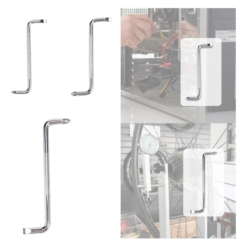 Offset Screwdriver Bent Right Angle 90 Degree for Home Appliance Repair DIY - Image 2 of 2